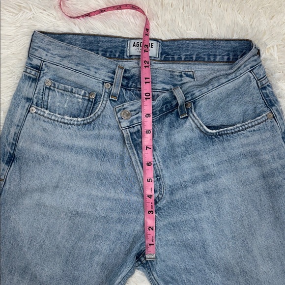 Agolde Criss Cross Upsized Jeans Suburbia Size 27 - Picture 9 of 12